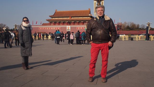 Pekingissä Tiananmenin aukiolla